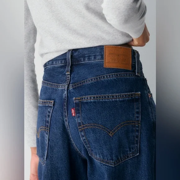 Levi’s Baggy Dad Dark Wash Jeans | Size: 25 - Picture 3 of 4